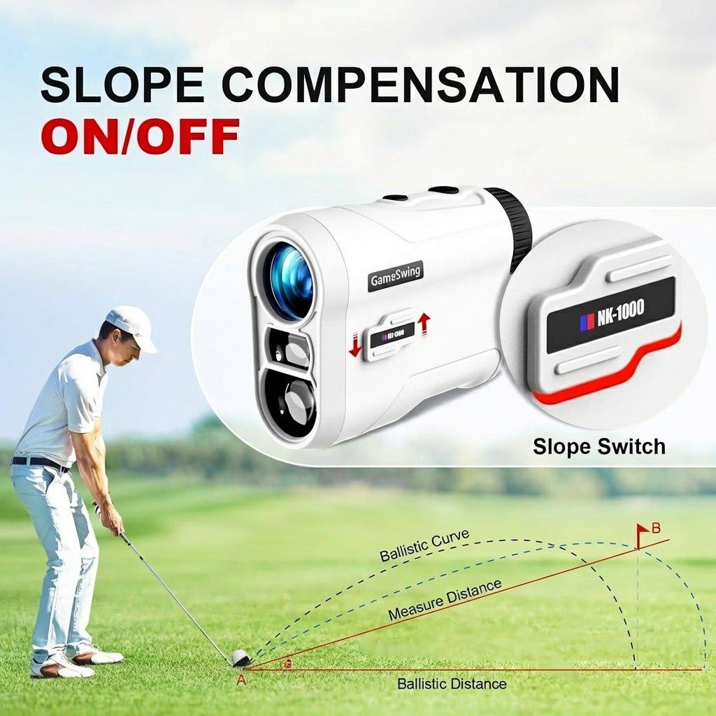 GameSwing Rangefinder with Slope and Pin Lock Vibration