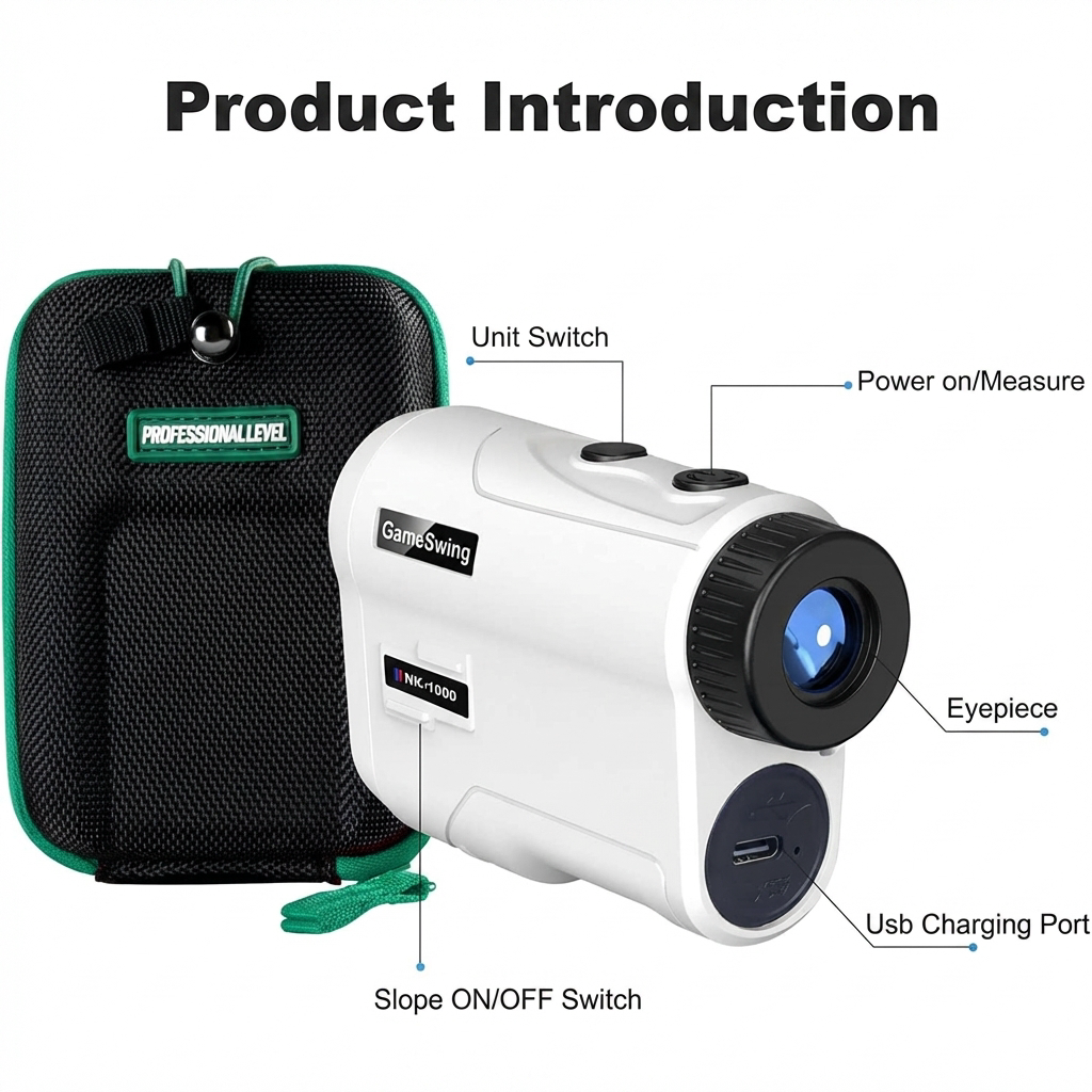 GameSwing Rangefinder with Slope and Pin Lock Vibration